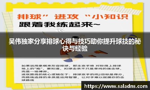 吴伟独家分享排球心得与技巧助你提升球技的秘诀与经验